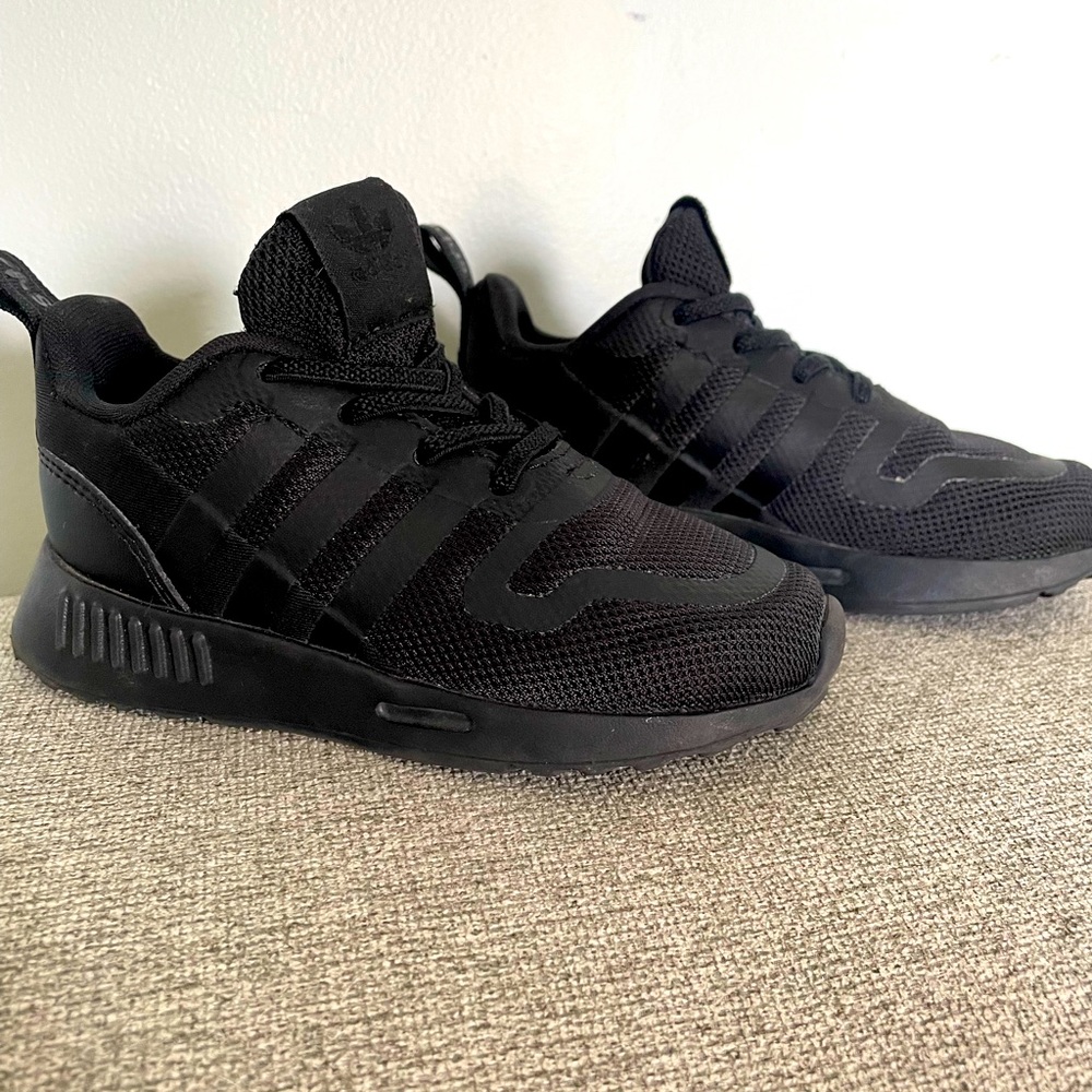 Adidas Ortholite All Black Sneakers Toddler size 8